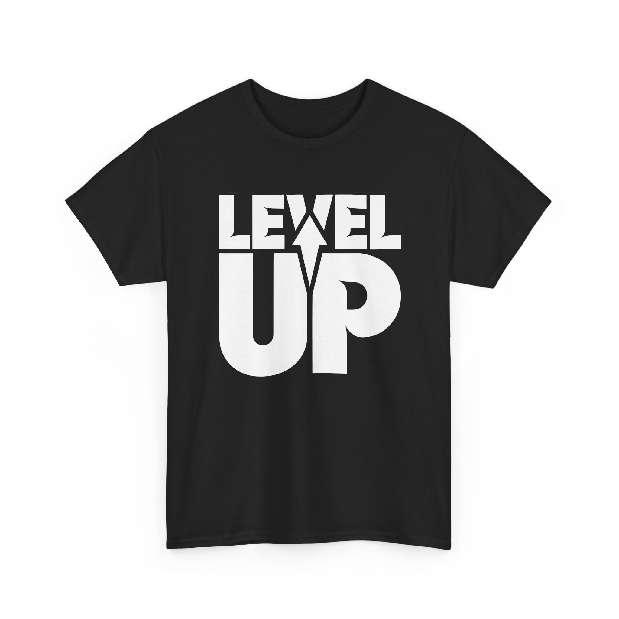 Level Up T-Shirt — Bold Gamer Retro Typography Tee - Image 3