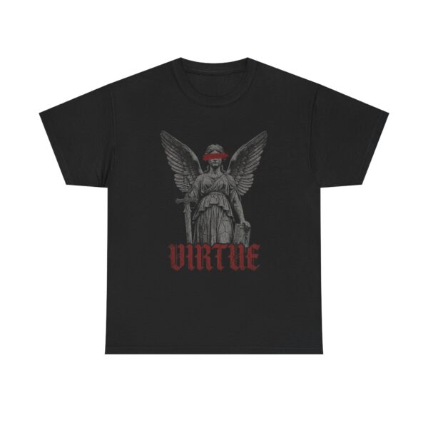 Virtue Angel Statue Tee – Gothic Angel Graphic T-Shirt