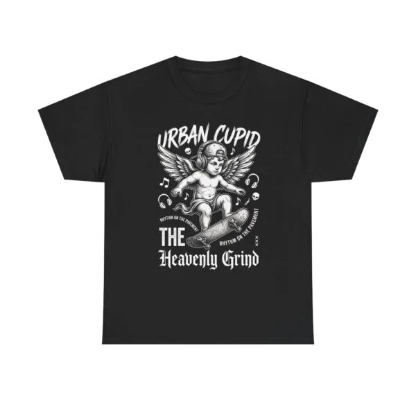 Urban Cupid Skateboard T-Shirt — "The Heavenly Grind" Vintage Skate Tee