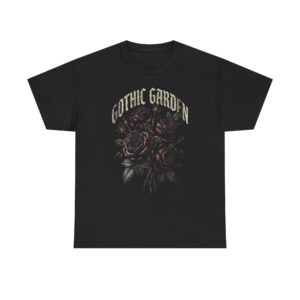 Gothic Garden T-Shirt — Dark Rose Graphic Tee