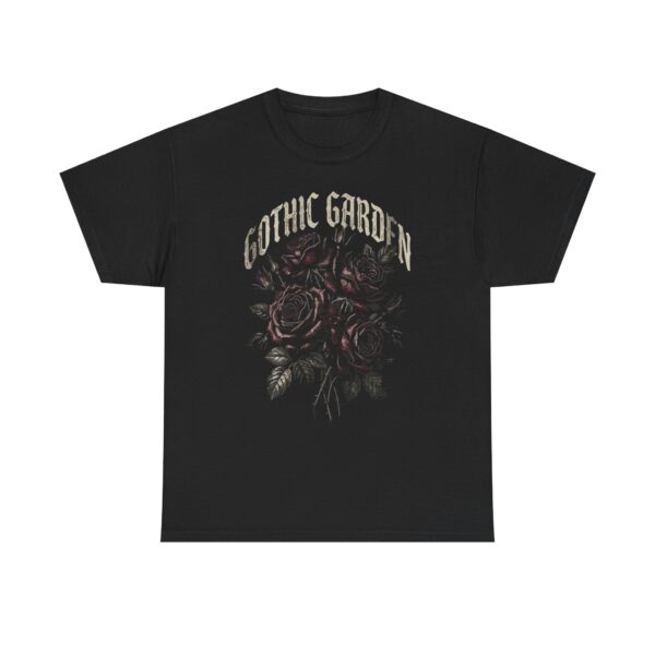 Gothic Garden T-Shirt — Dark Rose Graphic Tee