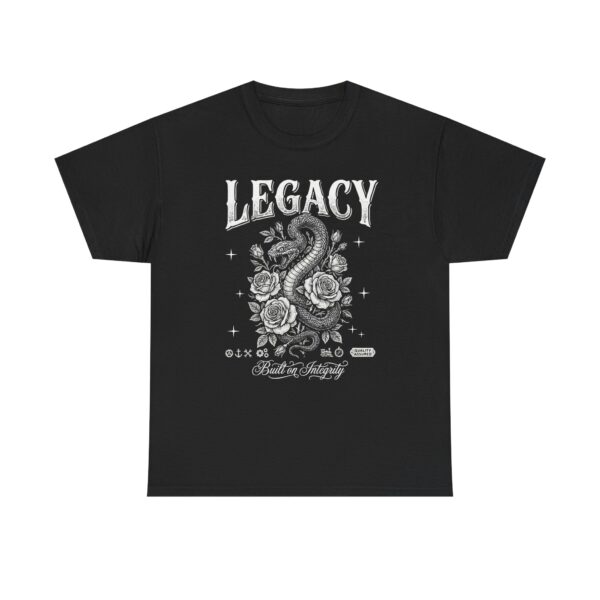 Legacy Snake Rose T-Shirt — Vintage Tattoo Style Graphic Tee