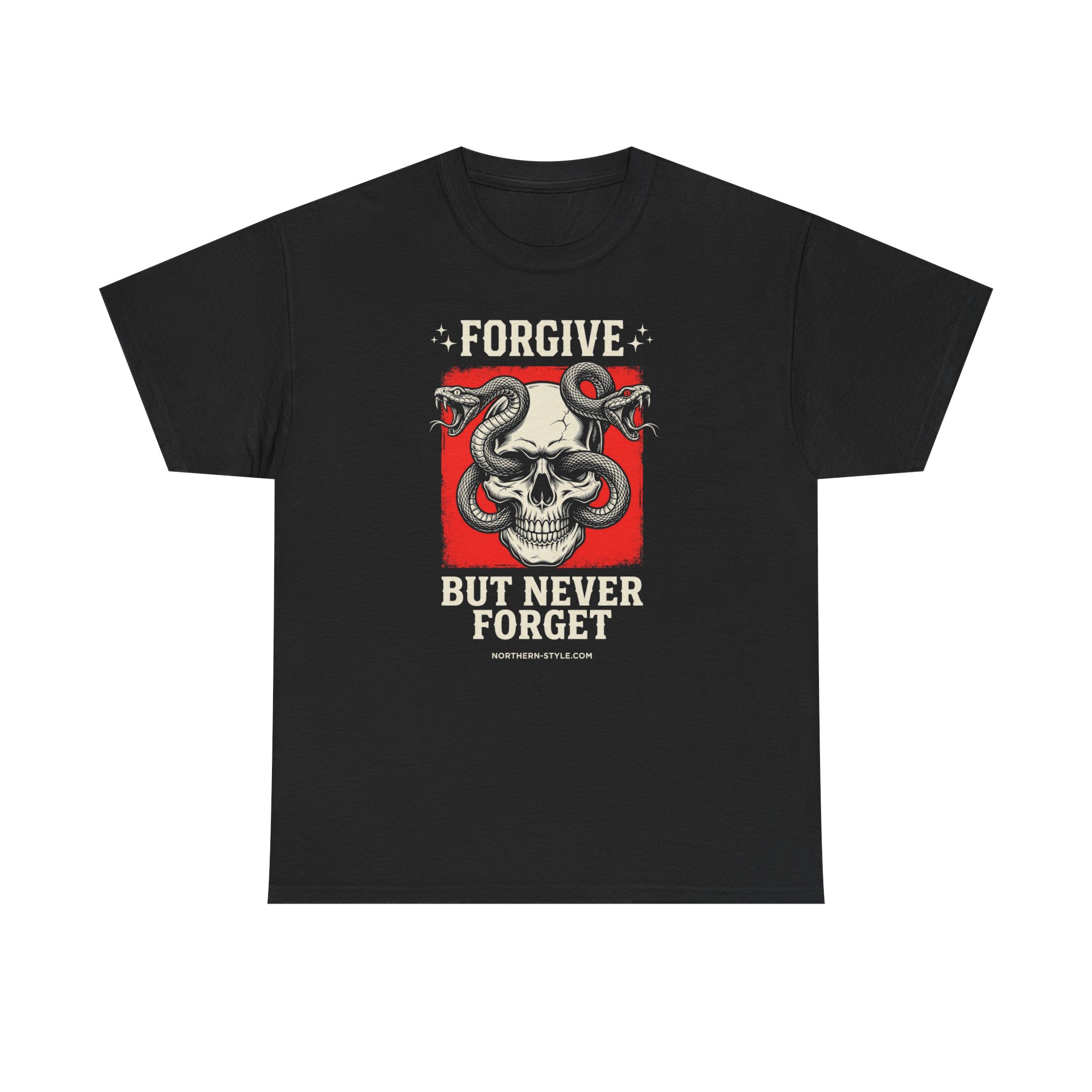 Forgive But Never Forget Skull Tee