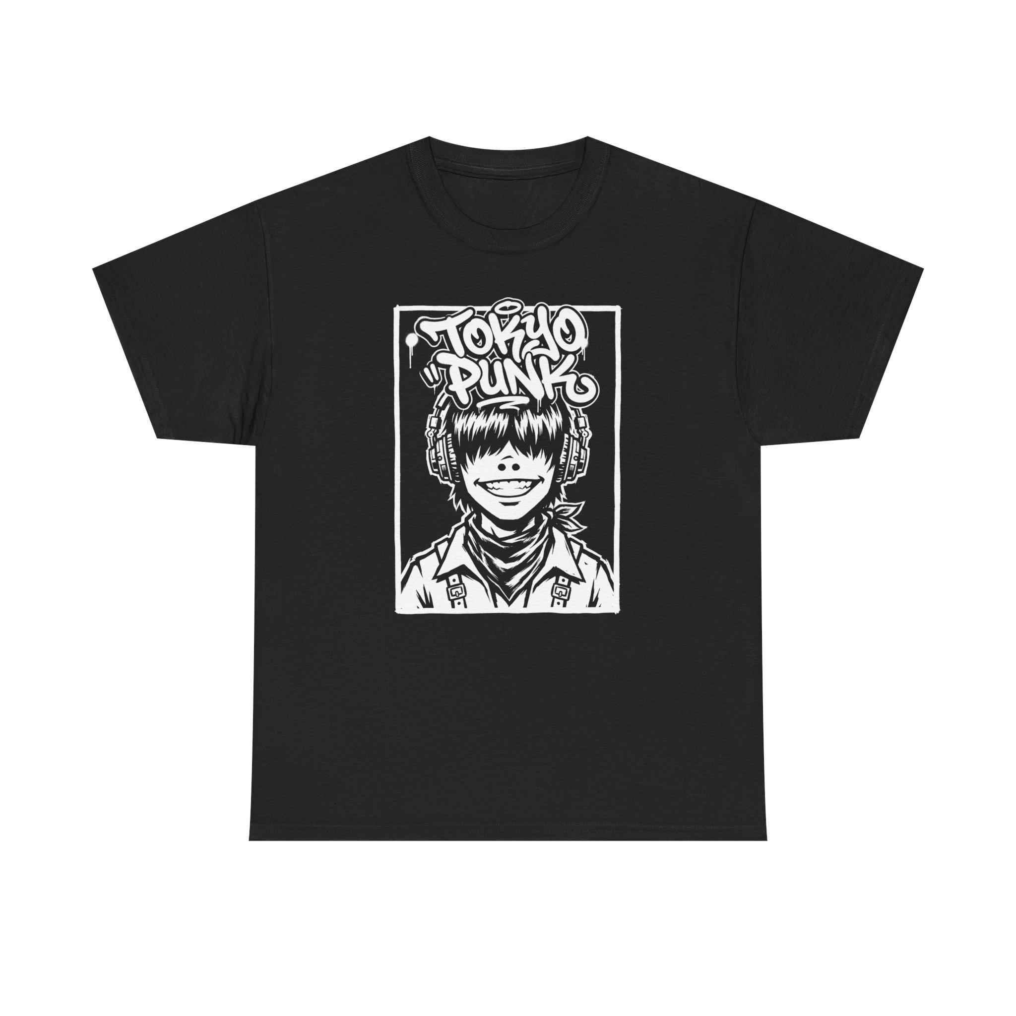 Tokyo Punk Graphic Tee — Retro Anime Streetwear Shirt