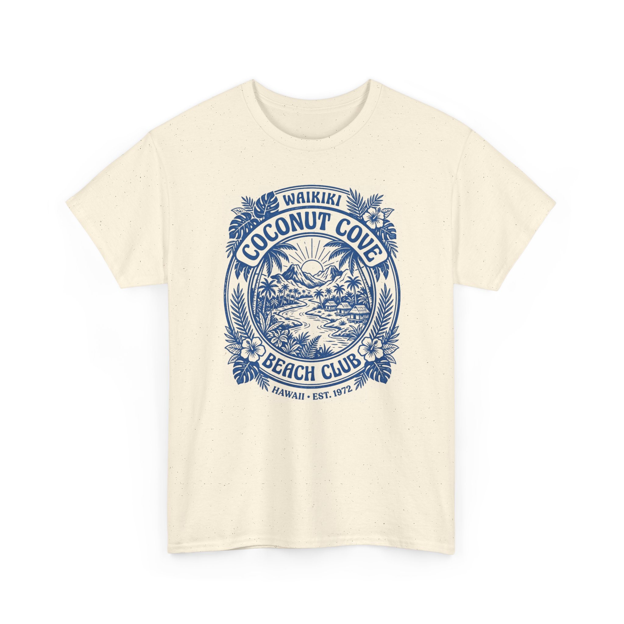 Coconut Cove Beach Club Tee — Waikiki Vintage Surf Graphic T-Shirt - Image 3