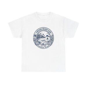 Vintage Beach Club T‑Shirt – Paradise Island Surf Graphic Tee