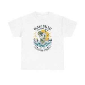 Island Breeze Cocktail Bar T-Shirt — Caribbean Getaway Graphic Tee