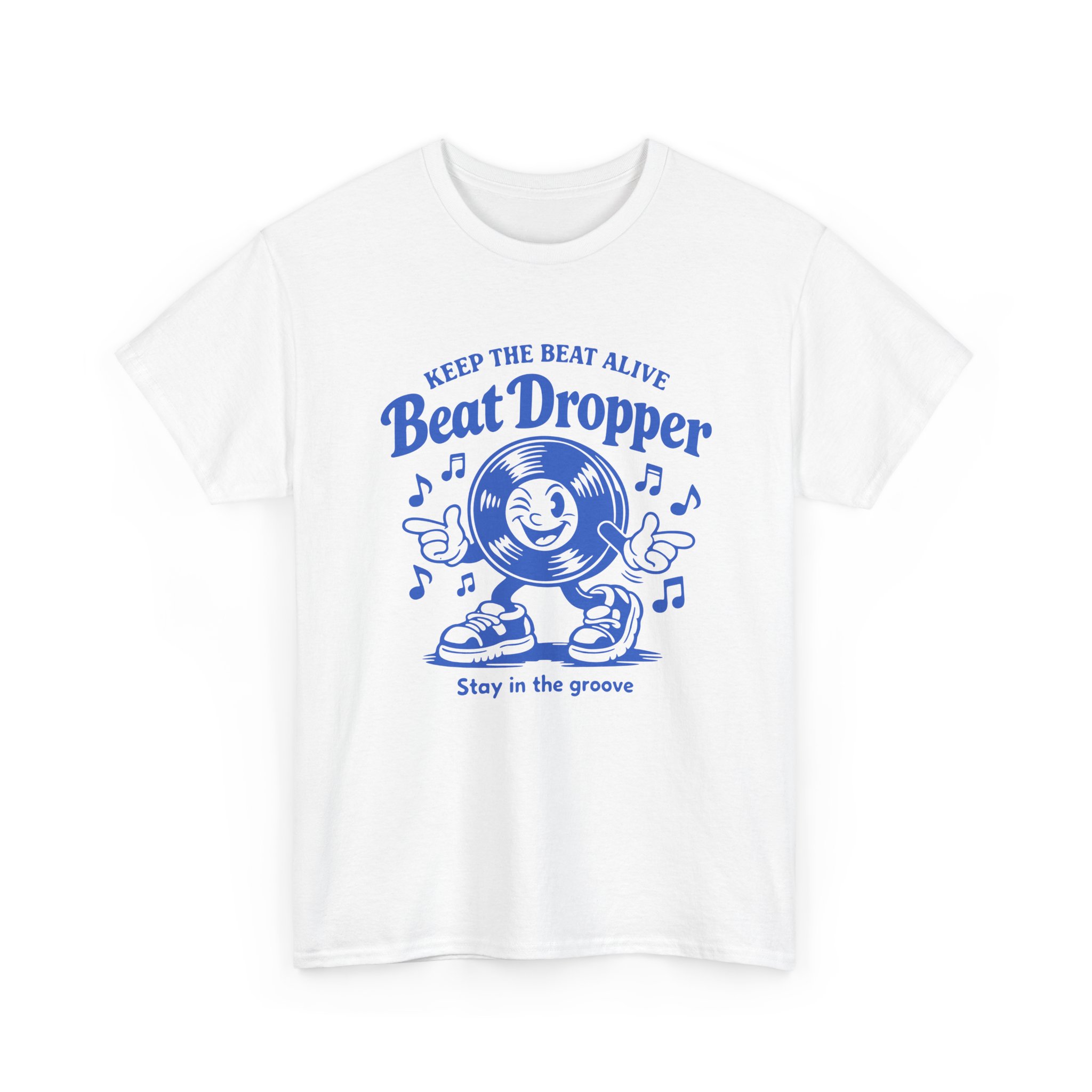 Beat Dropper T‑Shirt — Retro Vinyl DJ Tee (“Keep the Beat Alive”) - Image 3