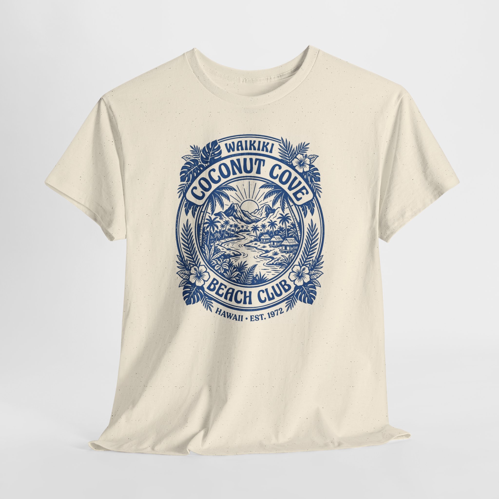 Coconut Cove Beach Club Tee — Waikiki Vintage Surf Graphic T-Shirt - Image 6