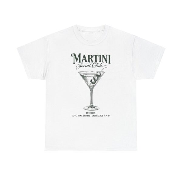 Martini Social Club T‑Shirt — Vintage Cocktail Glass Tee