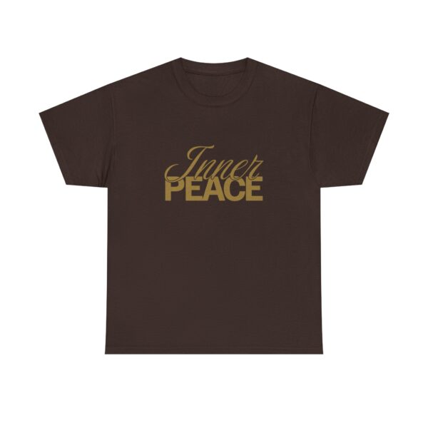 Inner Peace T-Shirt — Minimal Gold Typography Tee