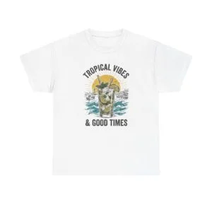 T-Shirt — Tropical Vibes & Good Times Cocktail Graphic Tee