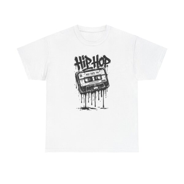 Hip Hop Cassette Tee – Retro Graffiti Music Shirt