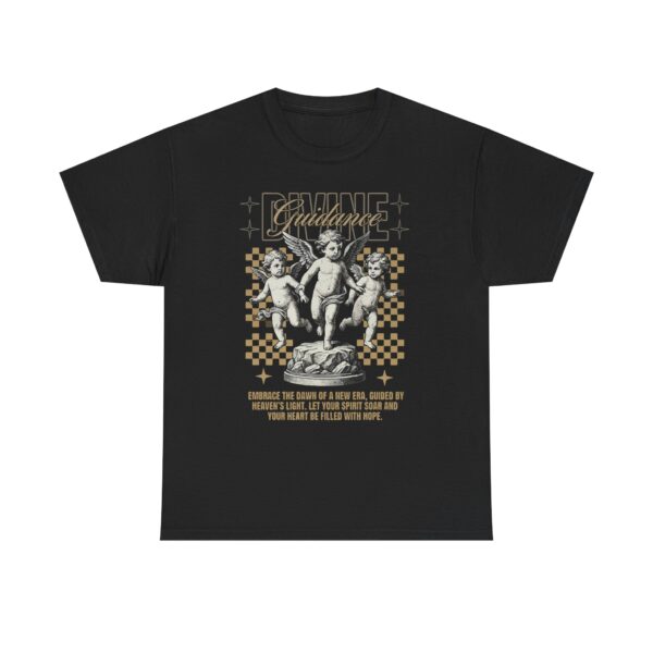 Divine Guidance, Guardian Cherubs Tee — Vintage Angel Graphic T-Shirt