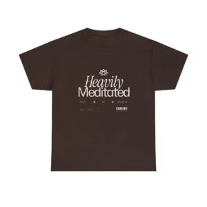 Heavily Meditated Tee — Vintage Yoga Meditation Shirt