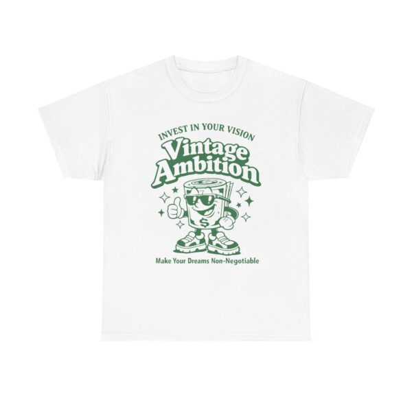 Vintage Ambition Tee — 'Invest in Your Vision' Motivational Graphic T‑Shirt