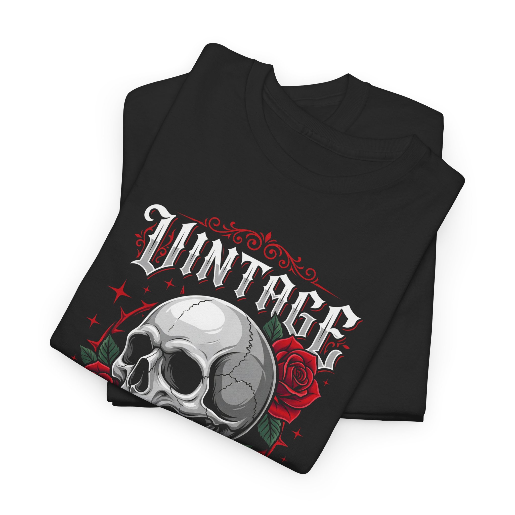 Skull & Roses Vintage Virtue T-Shirt - Image 5