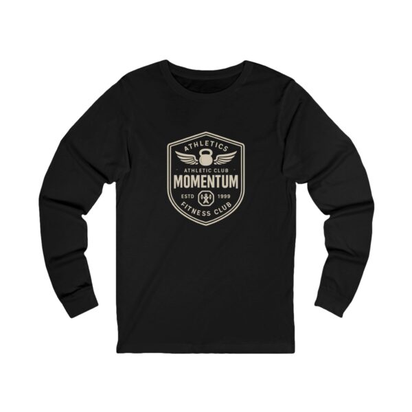 Momentum Athletic Club Long Sleeve Tee — Fitness Gym Crew Shirt
