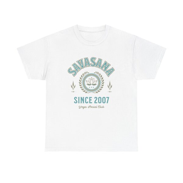 Savasana Since 2007 Yoga T‑Shirt — Relaxed Meditation Tee