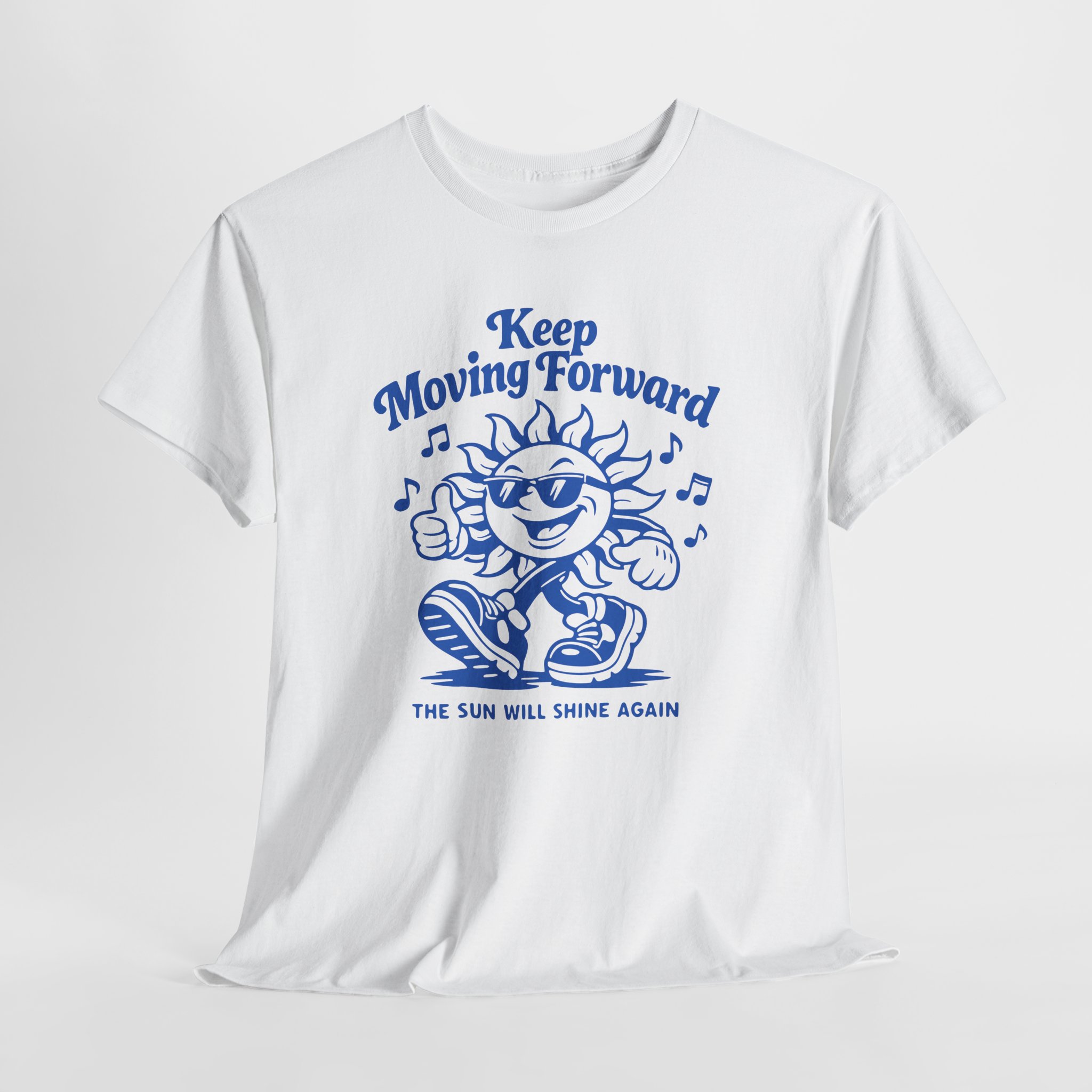 Keep Moving Forward Sun Graphic Tee — "The Sun Will Shine Again" Motivational T‑Shirt - Image 6