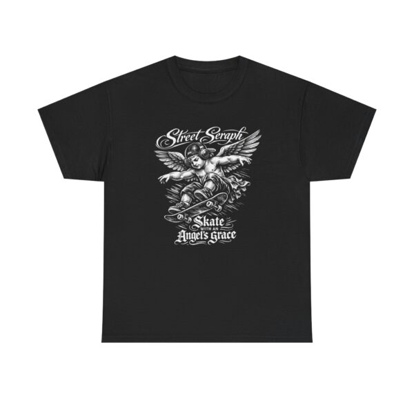 Skate Angel Graphic Tee — "Street Seraph: Skate Angel's Grace"