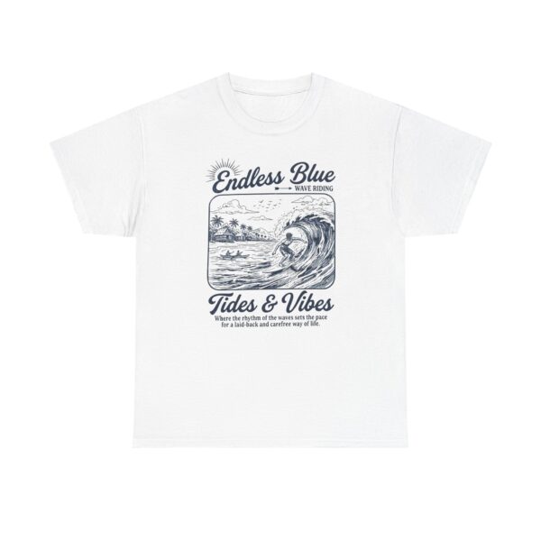 Endless Blue Tides & Vibes Tee — Surf Beach Vintage Graphic T-Shirt