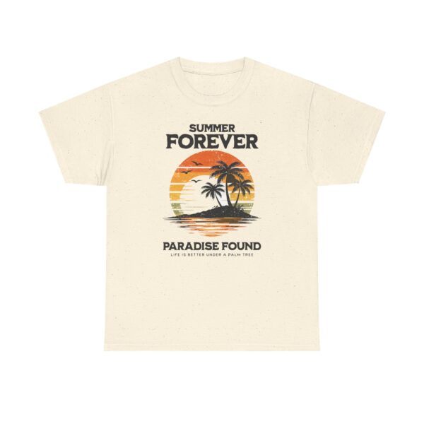 Summer Forever Tee — "Paradise Found" Vintage Palm Island Shirt