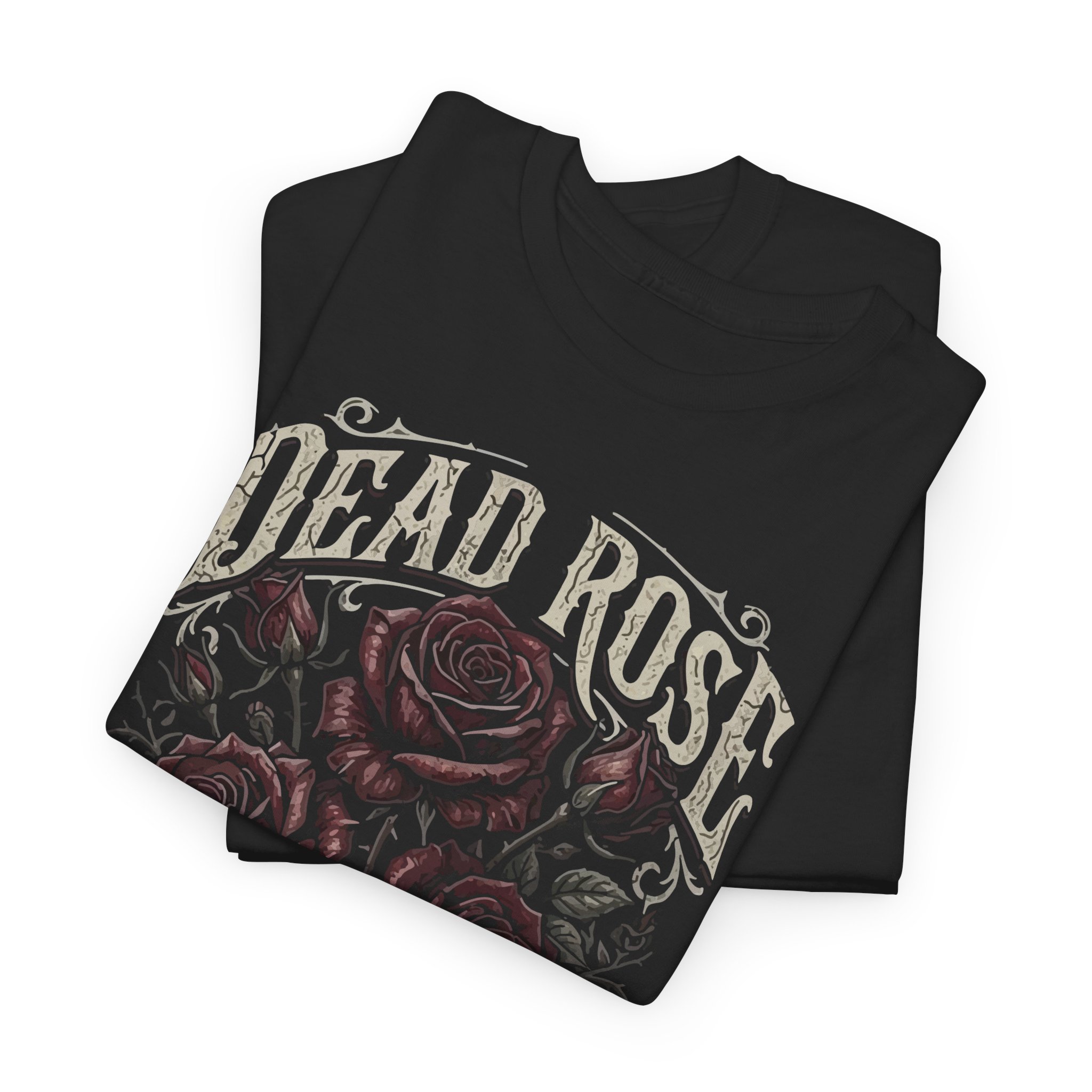 Dead Rose Graphic Tee — Dark Botanical Gothic Shirt - Image 5