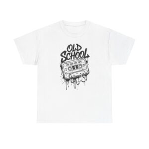 Old School Cassette Tee — Vintage 90s Retro Music T-Shirt