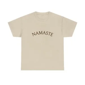 Namaste Tee — Minimalist Yoga T‑Shirt for Mindfulness & Calm