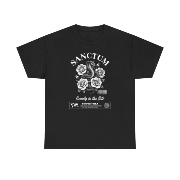 Sanctum 'Beauty in the Bite' Rose & Snake T-Shirt