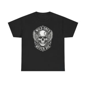 Skull 'Wild Ones Never Die' Graphic Tee