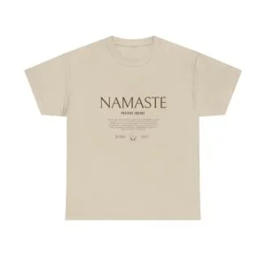Namaste Tee — Minimal Yoga & Mindfulness T‑Shirt