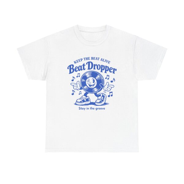 Beat Dropper T‑Shirt — Retro Vinyl DJ Tee (“Keep the Beat Alive”)