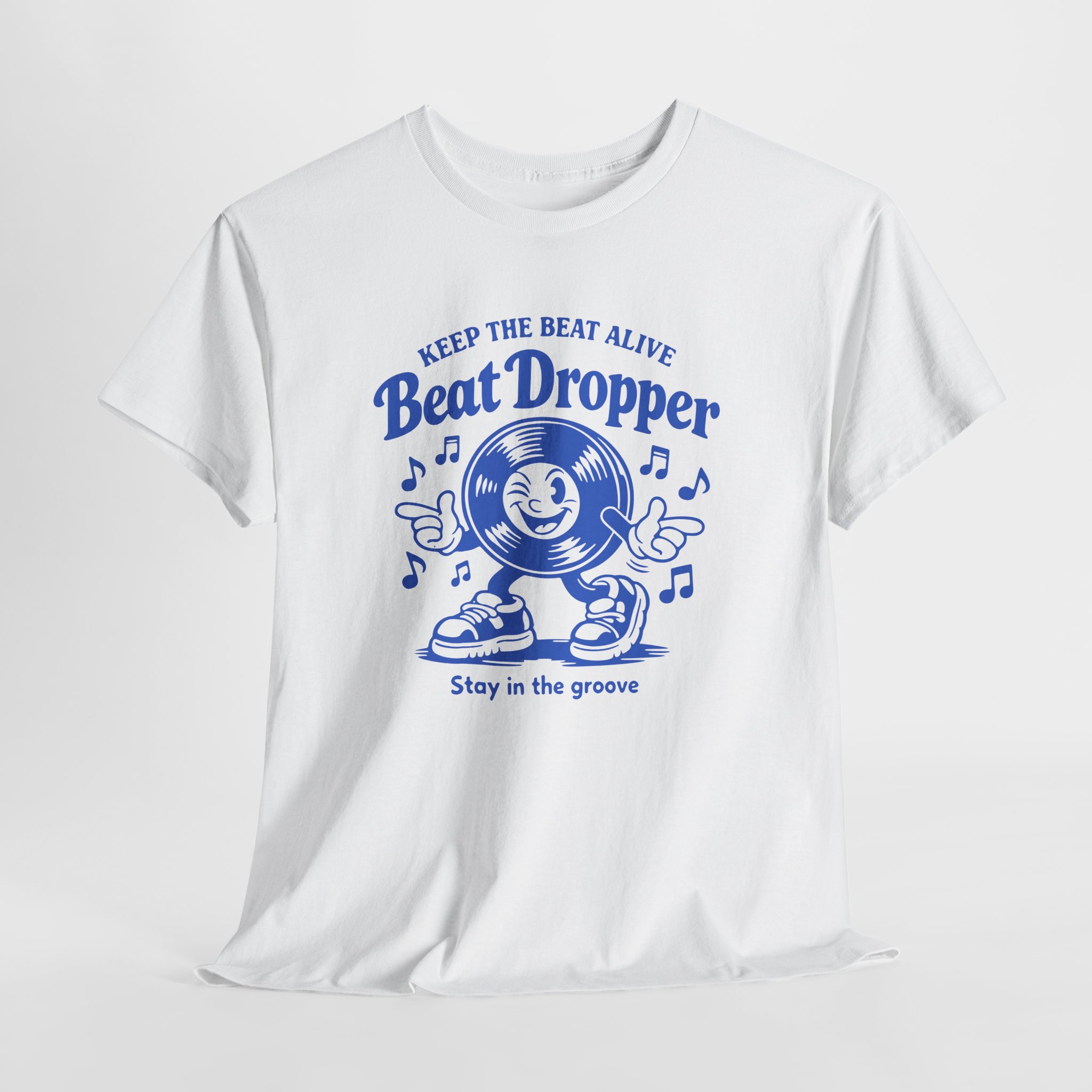 Beat Dropper T‑Shirt — Retro Vinyl DJ Tee (“Keep the Beat Alive”) - Image 6