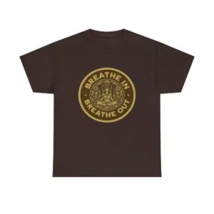 Breathe In Breathe Out T-Shirt — Vintage Buddha Meditation Tee