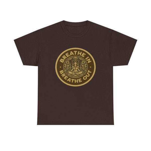 Breathe In Breathe Out T-Shirt — Vintage Buddha Meditation Tee