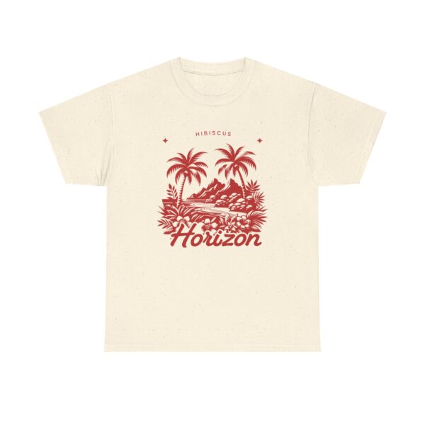 Horizon Hibiscus Tee — Vintage Tropical Palm Beach T-Shirt