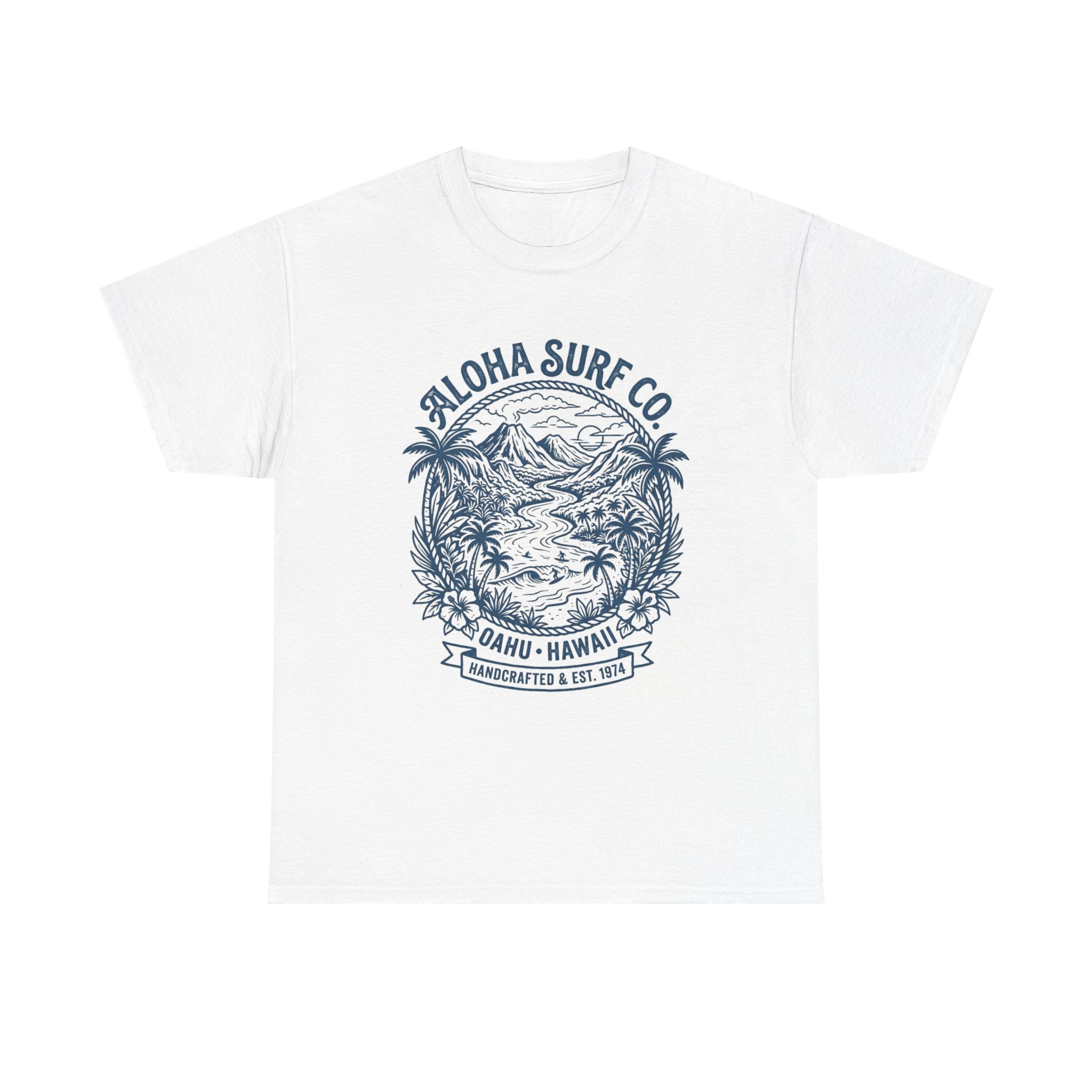 Aloha Surf Co. Oahu Hawaii T-Shirt — Vintage Surf Scene Tee