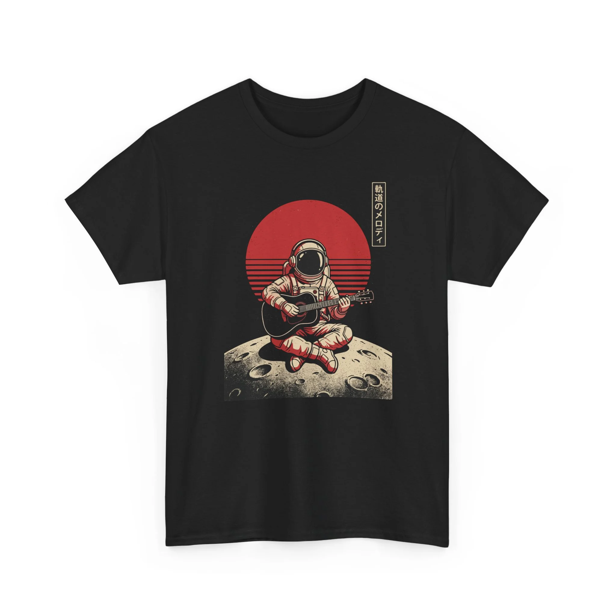 Astronaut Playing Guitar Tee — Retro Space Guitar T-Shirt - Image 3