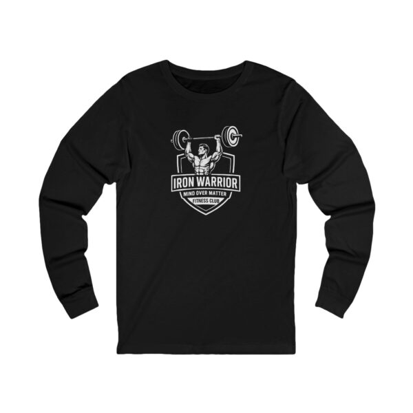 Long Sleeve Tee — Iron Warrior Weightlifting Graphic Shirt