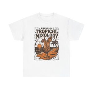 Tropical Mixology T-Shirt — Vintage Cocktail Beach Tee