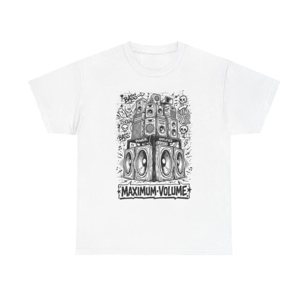 Maximum Volume Speaker Stack T-Shirt — Vintage Sound System Music Tee