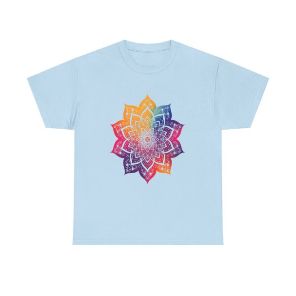 Rainbow Mandala Tee — Spiritual Yoga Graphic T-Shirt