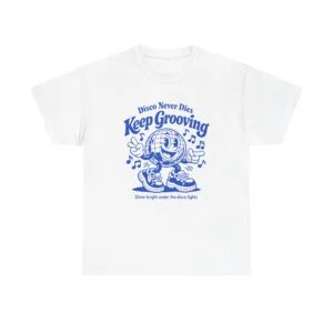 Keep Grooving Disco T-Shirt — Retro Disco Ball Graphic Tee