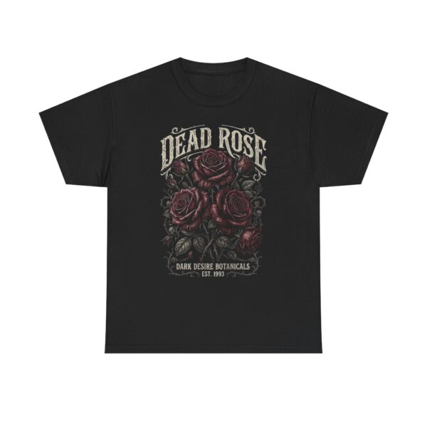 Dead Rose Graphic Tee — Dark Botanical Gothic Shirt