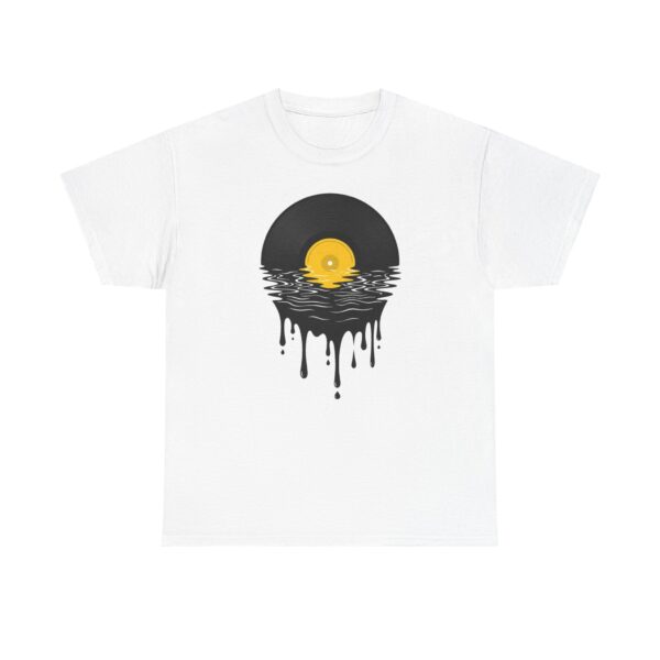 Vinyl Sunset T-Shirt — Dripping Record Graphic Tee