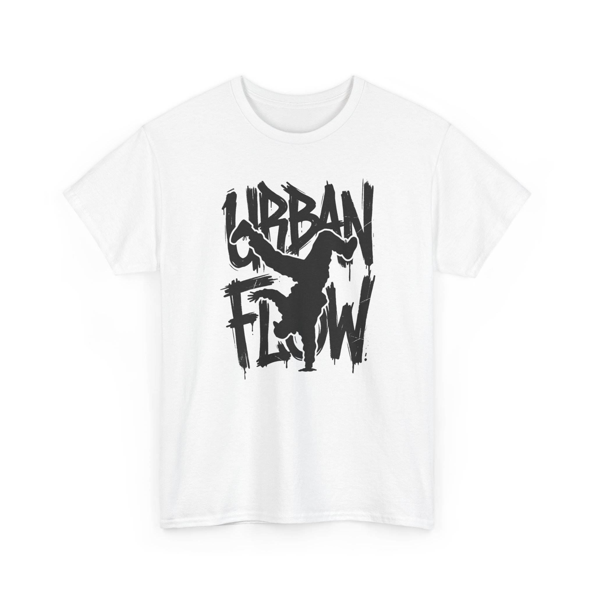 Urban Flow Graphic Tee — Street Dance Breakdancer Logo T-Shirt - Image 3