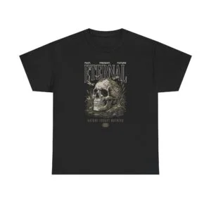 Eternal Skull Tee — "Eternal" Vintage Skull Graphic T-Shirt