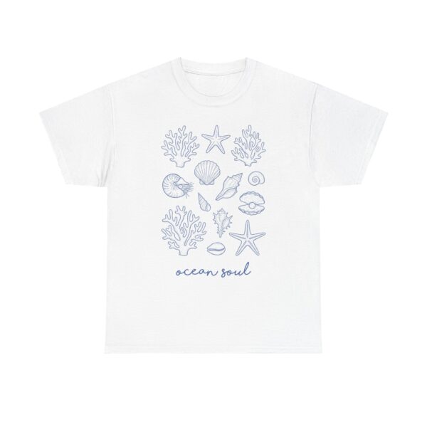 Ocean Soul T-Shirt — Seashell & Starfish Beach Graphic Tee